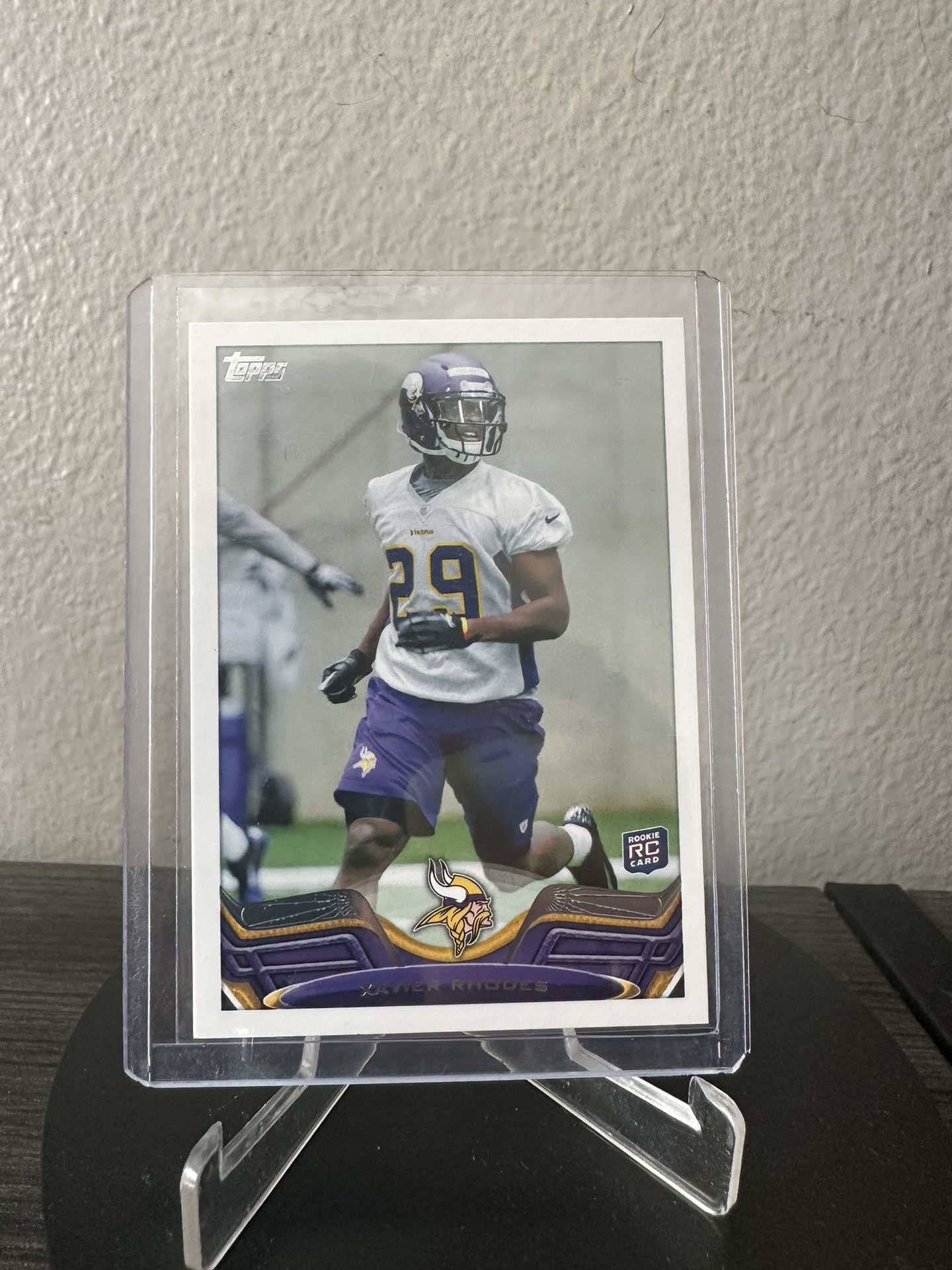 2013 Topps Football Xavier Rhodes Rookie Card
