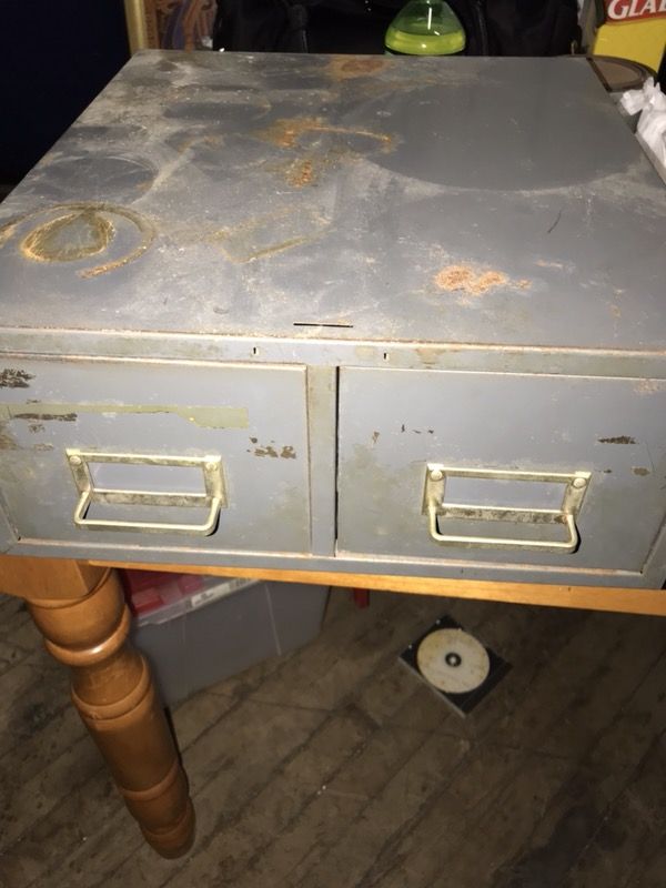 gray file cabinet