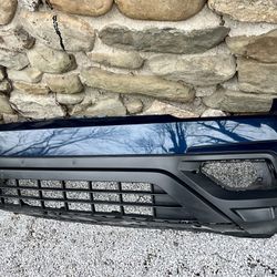 ✅ 👍 VOLKSWAGEN ATLAS VW OEM Front Bumper 2018 2019 2020 DARK BLUE COLOR + LOWER VALANCE
