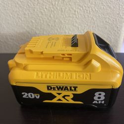 DeWalt 20-Volt MAX XR Lithium-Ion 8.0 Ah Battery .