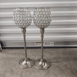 Crystal candle  pillars