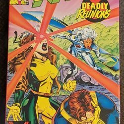 Vintage 1993 Marvel X-Men "Deadly Reunions" VHS Tape - Original Cartoon Show - Series - Animated - Disney - Rare - X-Men '97