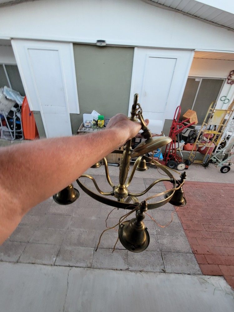 Solid Brass Chandelier
