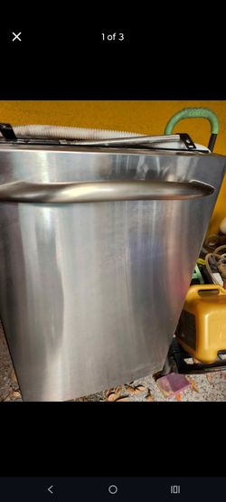 18-in GE profile dishwasher (stainless steel)