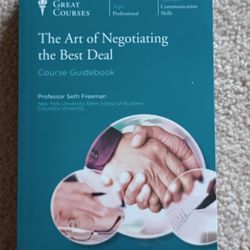 Great Courses The Art of Negotiating the Best Deal Set - NEW