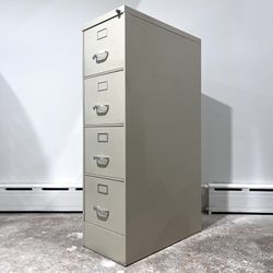 Tall Four Drawer File Cabinet 