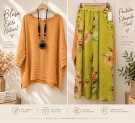 Set pantaloon y pullover mujer