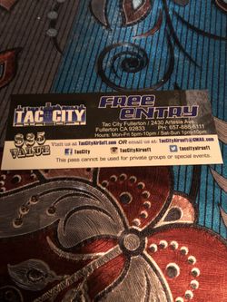 Tac City Passes