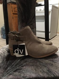 Ankle Boots (size 8.5) beige