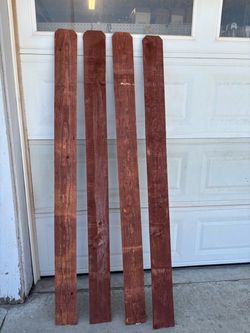 New 4 pieces 5.25”x6’ fence panels