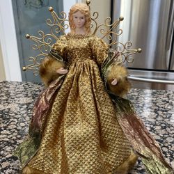 Gold Angel Tree Topper 