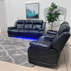 🛋️ Beautiful Recliner sofa & Loveseat Set!!(Delivery Available!! )