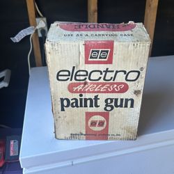 Electro paint gun airless never been used