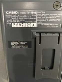 Vintage Casio Pocket Color TV