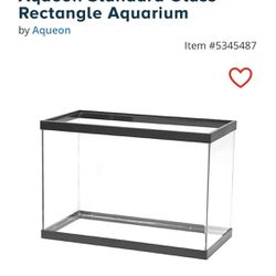 Used 20 Gallon Aqueon Standard Rectangular Tank/Aquarium 