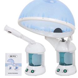 ZENY™ 2 in 1 Hair and Facial Steamer with Bonnet