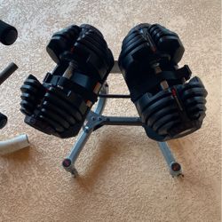 bow flex 1090 dumbbells