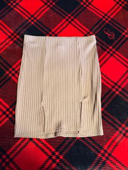 Beige skirt