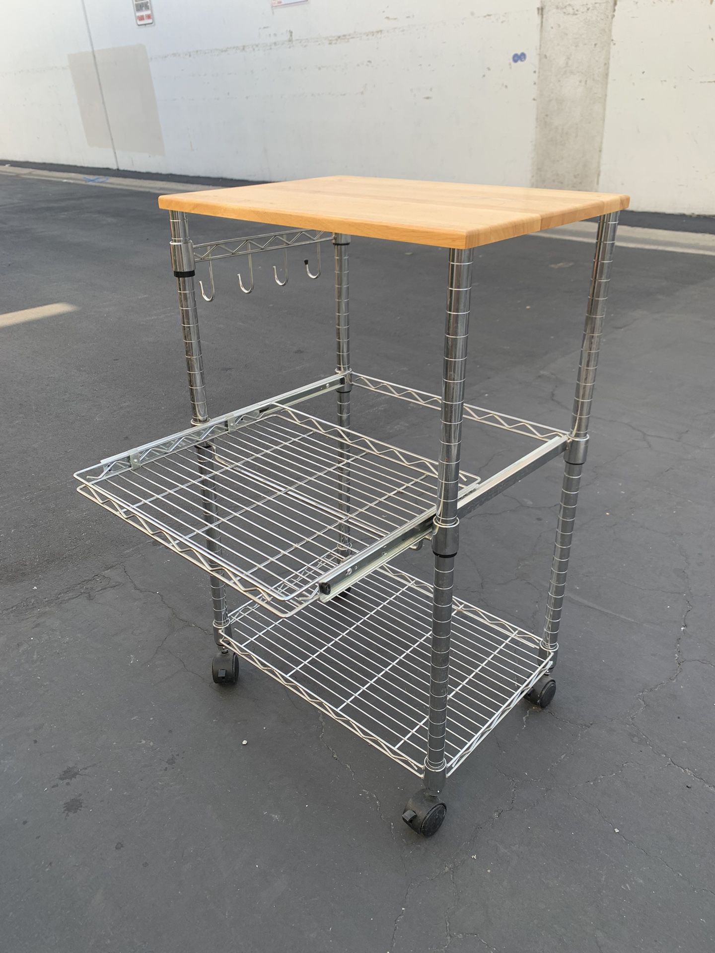Utility Storage Cart Table Good Condition 