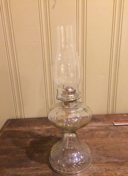 Antique oil lamp