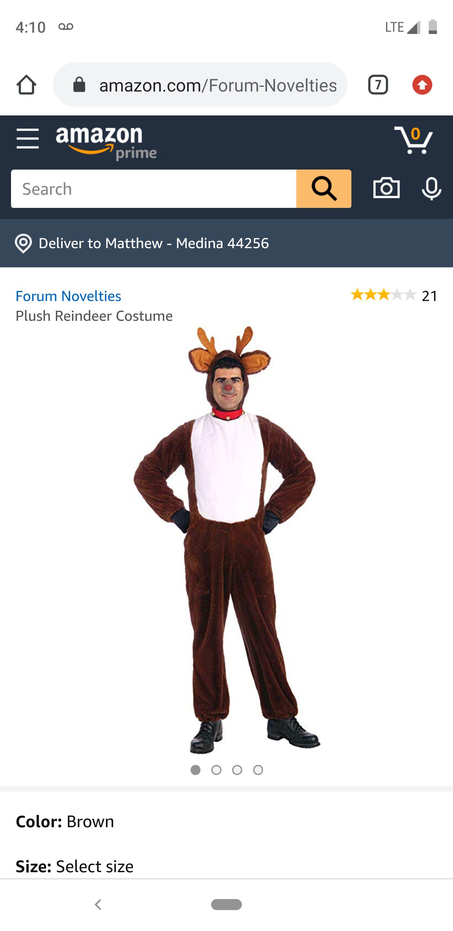 Reindeer Costume