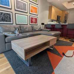 Modern Coffee Table With Storage 