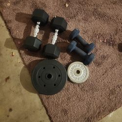 80 Lbs. Of Weights for $35