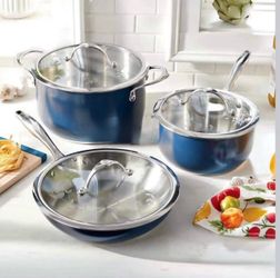 Set de ollas de 6-qt 3-qt y sartén 🍳 de 10” de princess house