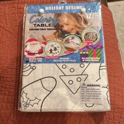Christmas Kids Coloring Tablecloth