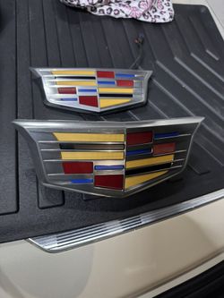 2025 /2026 Cadillac Escalade Emblems Front And Rear Kit OEM