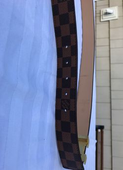 brown genuine leather Louis Vuitton belt size 48 / 120 for Sale in
