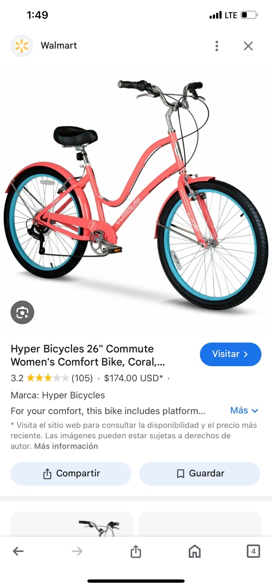 Hyper Commute Bike New Conditions Size 26