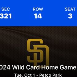 Padres Wildcard Game #1