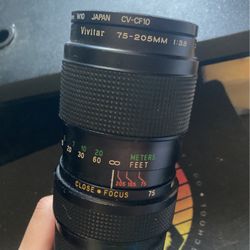 Vivitar 75-205mm Macro Lens