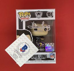 Funko Pop! Football Raiders HOF Howie Long #151 Signed Beckett COA w/Protector.