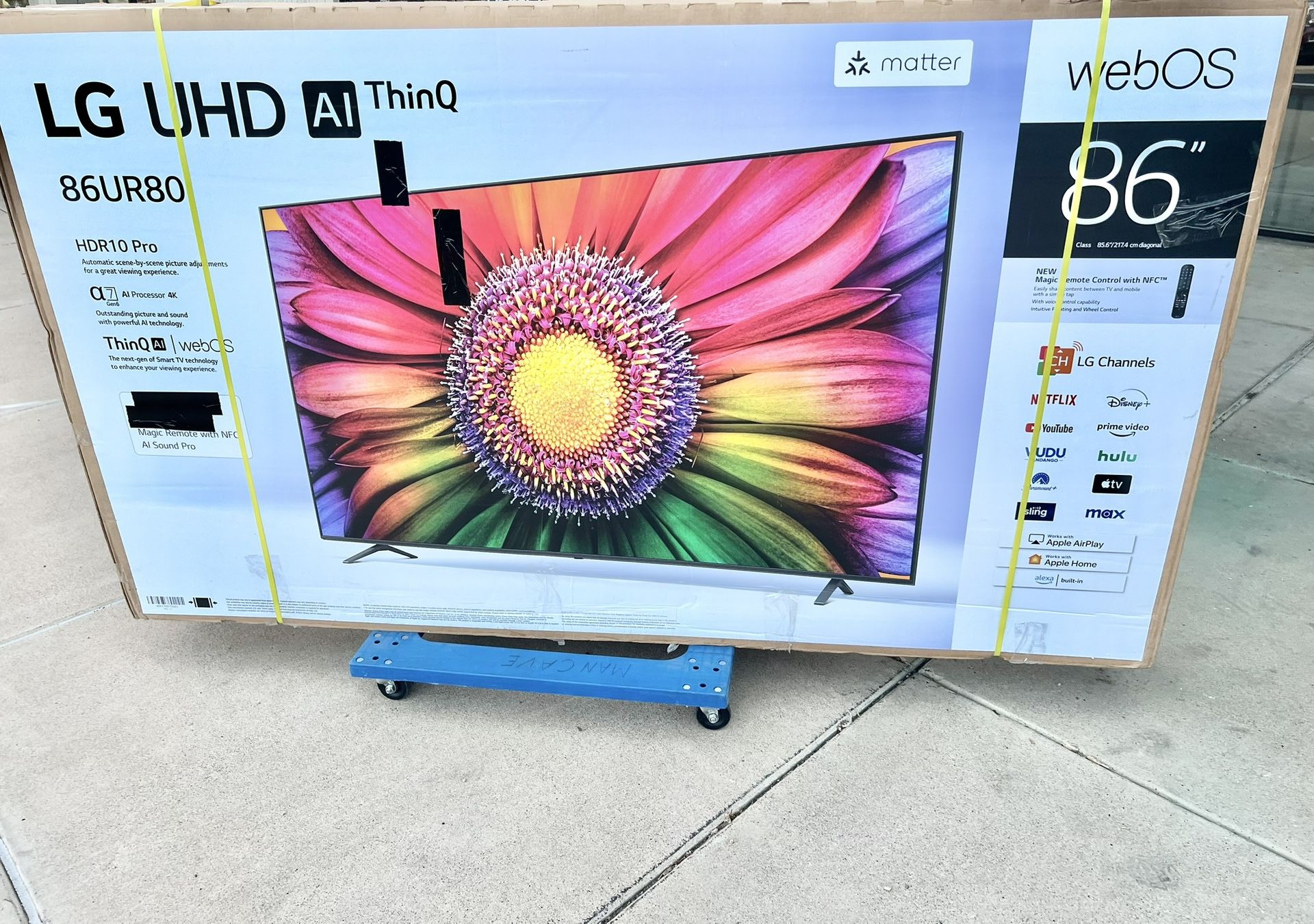 86 Tv Lg Smart 4k Hdtv In Box 6 Mo Th Warranty Free Delivery for Sale ...