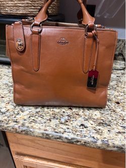 Brown Coach bag