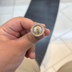 10k Gold Solid World Ring All Sizes 