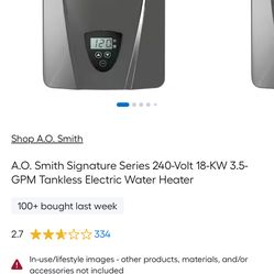 Electric tankless water heater