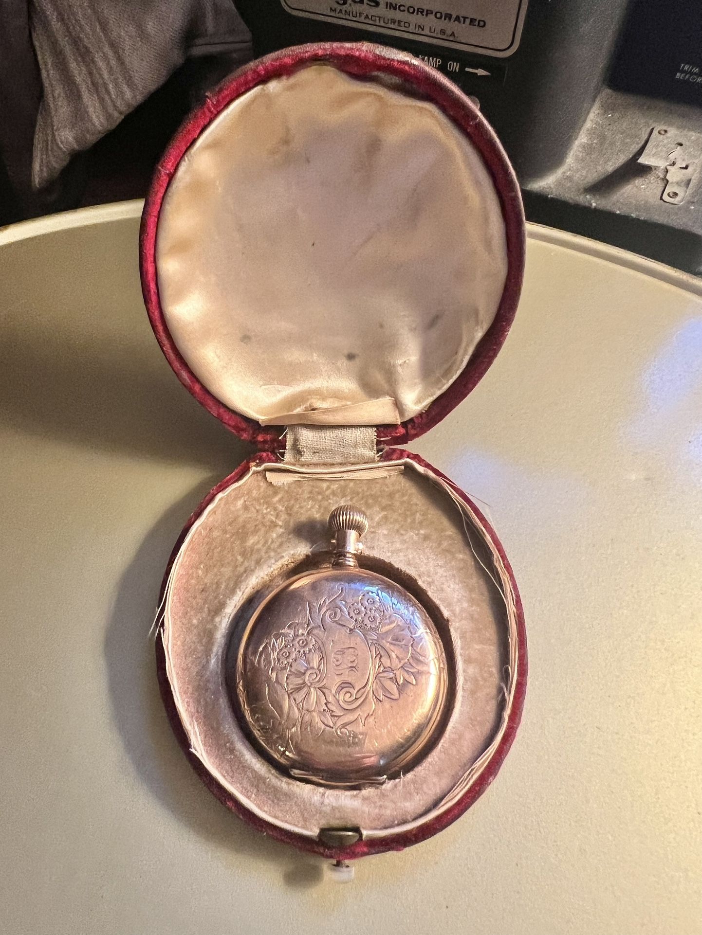 Antique Waltham Pocket Watch ~ Provenance of Artist Sarah Elizabeth Truax (c. 1890s)