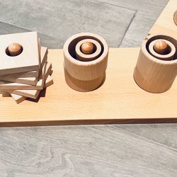 Three-Peg Board System Puzzle 