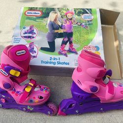 Little Tikes Kids Trainer Skates Fits Kids Shoes Size  Toddler 10,11,12, 13(3-6 Years Old) 