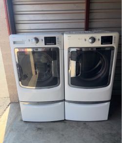 White maytag washer and gas dryer matching set