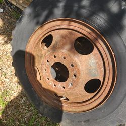 3 Old Truck Tires