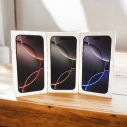 A3083 Pro Max Apple IPhone 16 pro Max 256gb new sealed Unlocked 1yr warranty floor model 