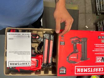 Craftsman V20 18 Gauge Cordless Brad Nailer kit