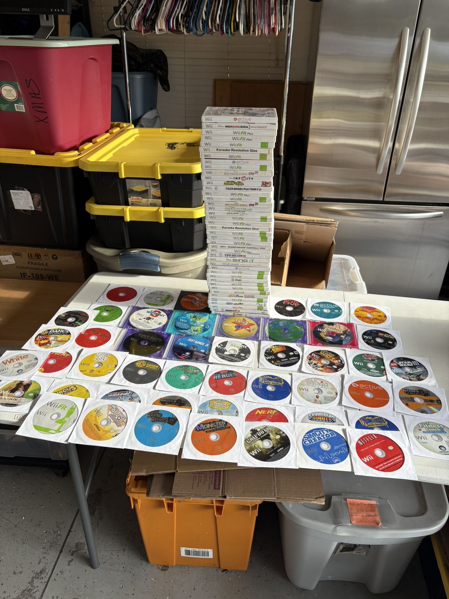 UNTESTED Nintendo Wii Video Games Lot of 91