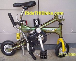 Kent Mini 8 folding bike OBO