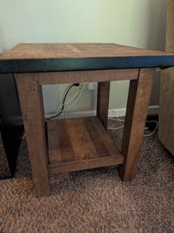 Wood Side Table