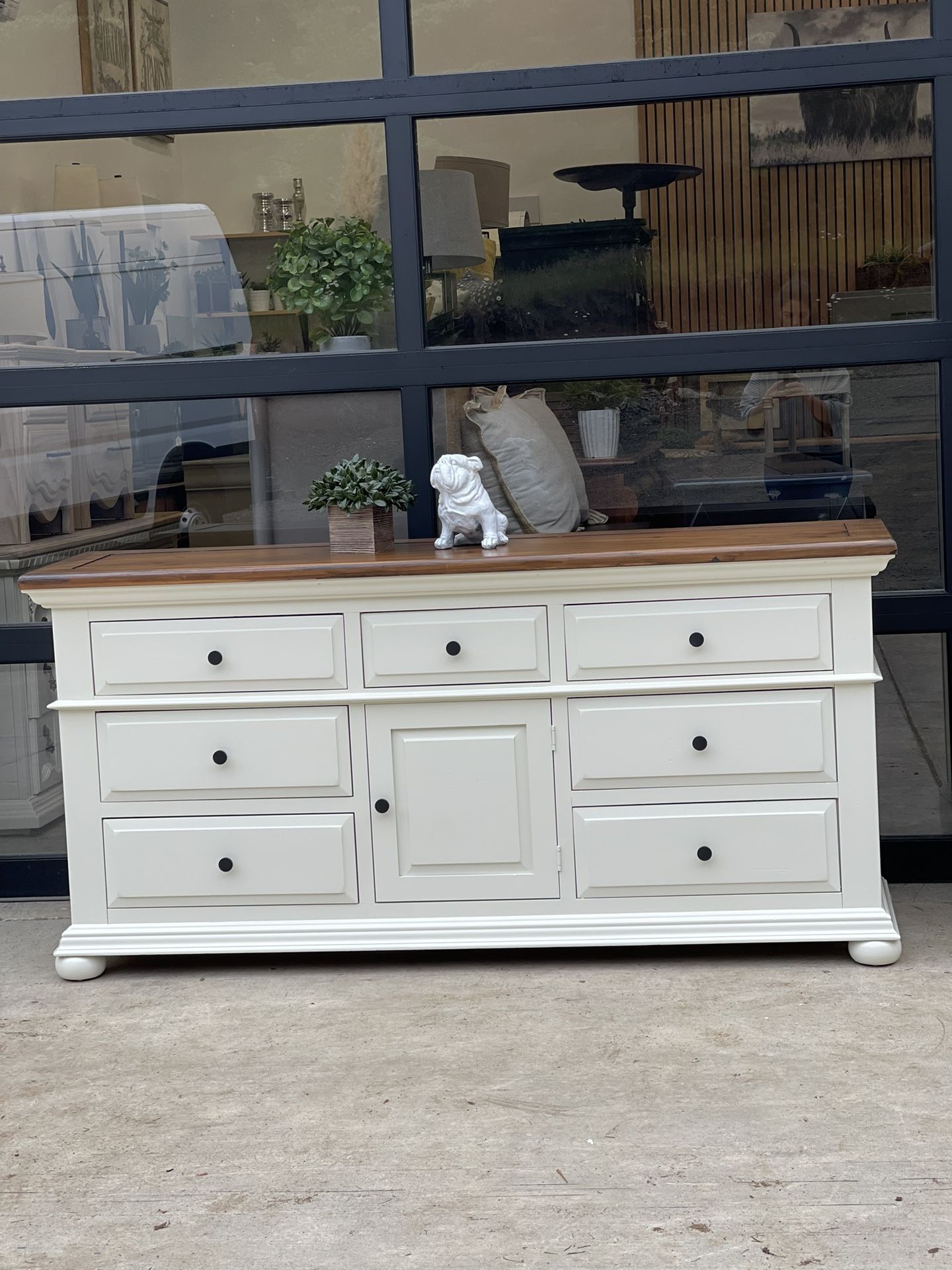 Broyhill White Dresser. Made In The USA